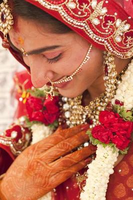 Beautiful Indian, Punjabi Bride at her wedding. 1182640 Stock Photo at  Vecteezy