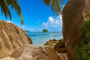 beach source d'argent en seychelles foto