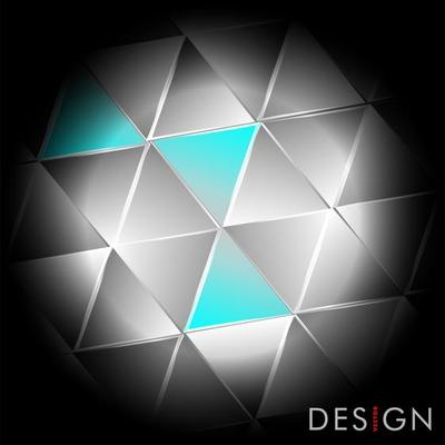 Geometric abstract background with triangles. 