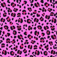 Seamless pink leopard texture pattern. vector