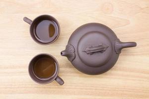 Close Up teapot and teacup photo