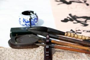 cuatro tesoros chinos del estudio foto