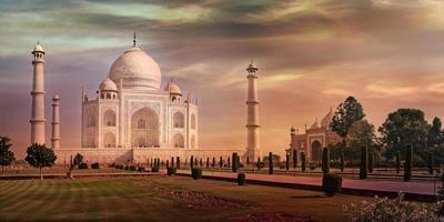 Taj Mahal in Agra,  India photo
