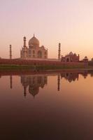 Sunset at the Taj Mahal photo