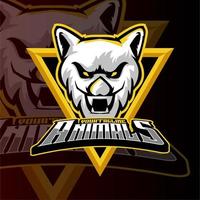Animal  gaming tiger esports logo  vector