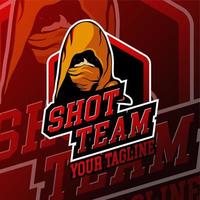 Esport Hooded Ghost Gaming Logo Badge
