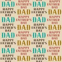 Happy Father's Day seamless pattern vector