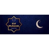 bandera de eid mubarak vector