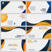 Set  of banners  vector