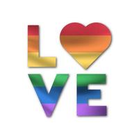 LGBT Love Symbol Background