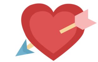 Heart arrow png