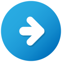 Blue Arrow Button png