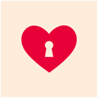 Heart simple icon
