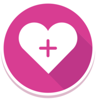 Heart icon plus png