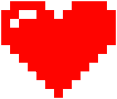 cuore pixelato png