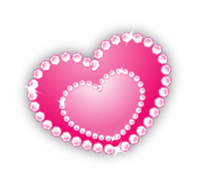 Heart diamond png