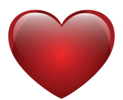 Heart glossy png