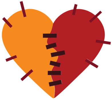 Heart patch png
