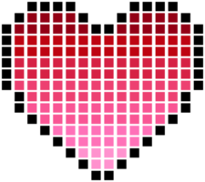Heart pixelate