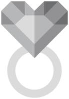 Heart diamond png