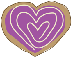 Heart cookie png