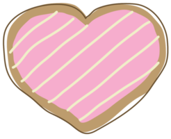 Heart cookie png