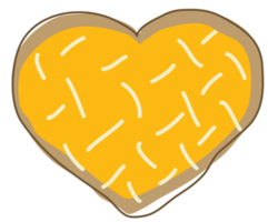 Heart cookie png