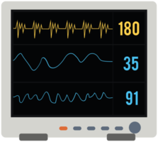 Monitor cardíaco png