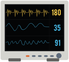 monitor del cuore png