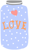 Love jar png