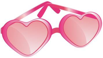 Heart glasses png