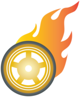 Burn wheel png