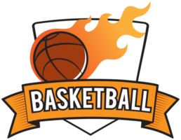 Basketball on fire png