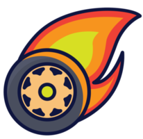 Burnout wheel png