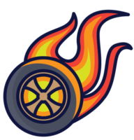 Burnout wheel png