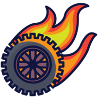 burnout wiel png