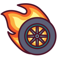 Burnout wheel png