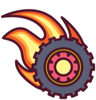 Burnout wheel png