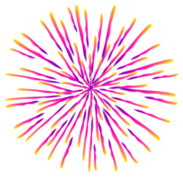 feux d'artifice png