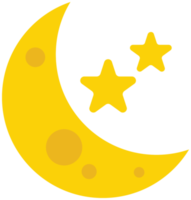 luna creciente png