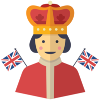 rei da coroa inglaterra png