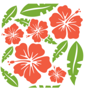 blommönster png