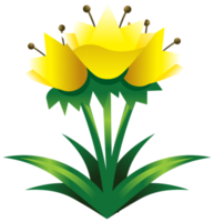 flor amarilla png