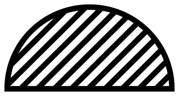 padrão de meio círculo png