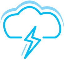 Lightning and cloud png