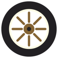 roue de voiture vintage png