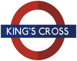 London city king cross sign png