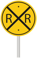 cross railroad sign png