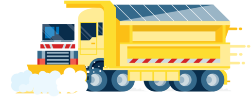 snow plow truck png