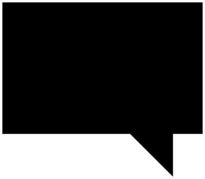 rettangolo di bolle di discorso png